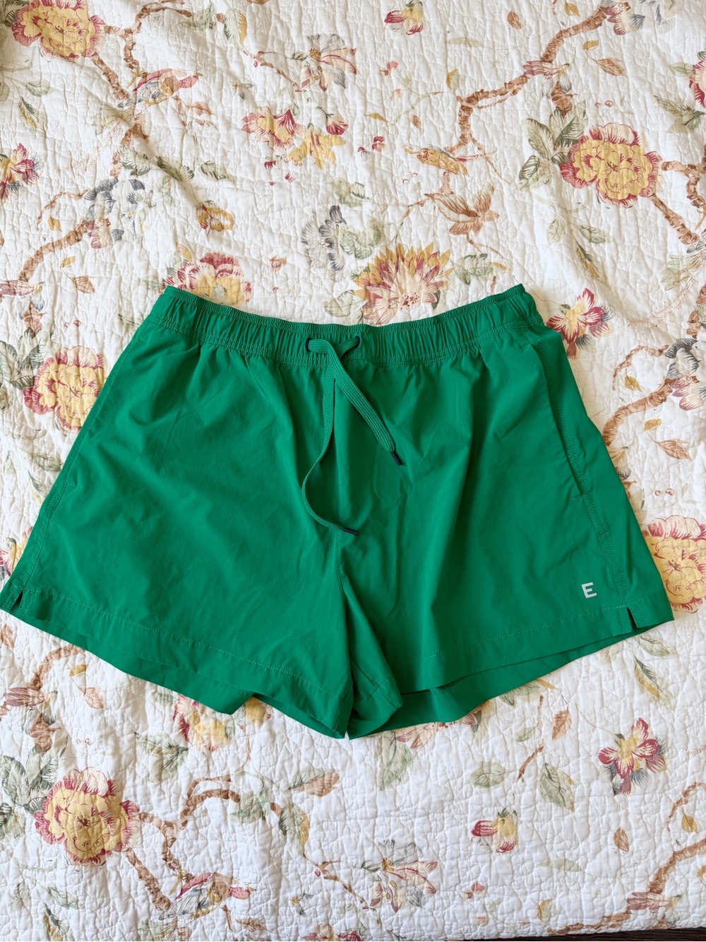 Everlane Green Women's Active Drawstring Shorts NWOT size L